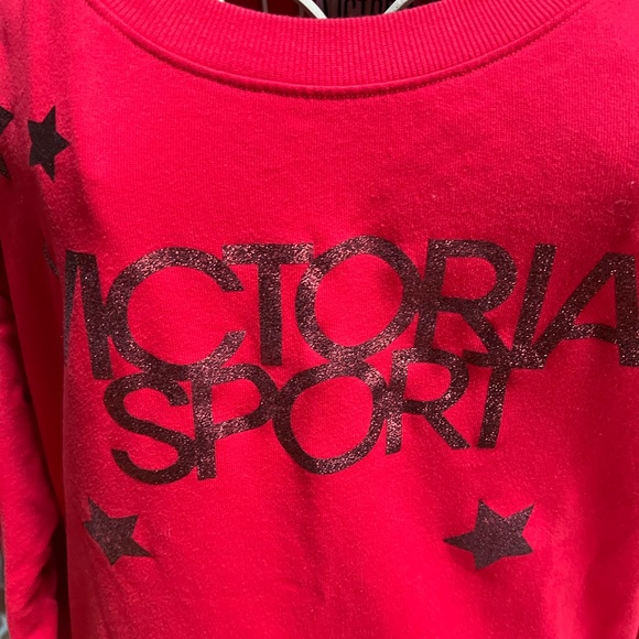 Victorias Secret Sport EUC Red Sweatshirt - Picture 2 of 6